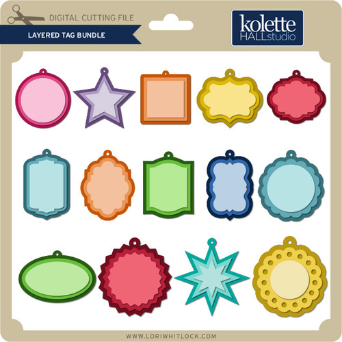 Download Layered Tag Bundle - Lori Whitlock's SVG Shop