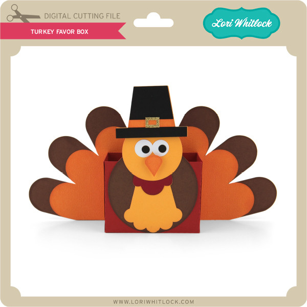 Download 3d Turkey Favor Box Lori Whitlock S Svg Shop