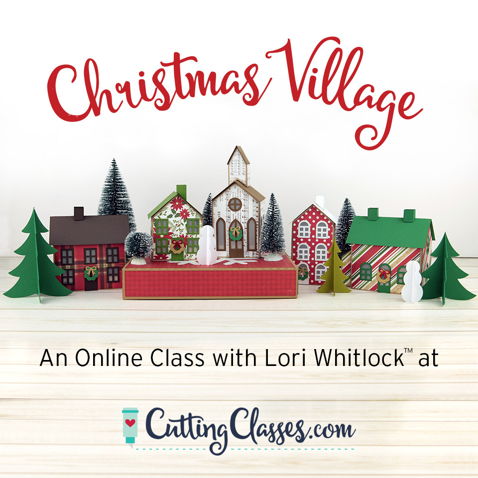 Download Christmas Village Silhouette Svg