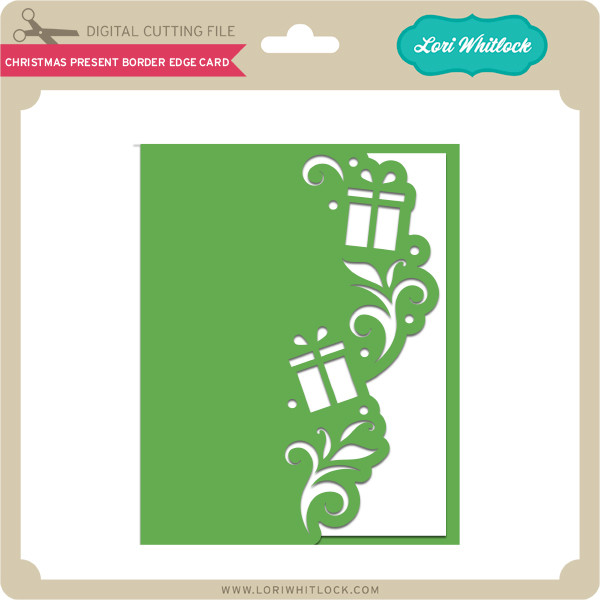 christmas present border edge