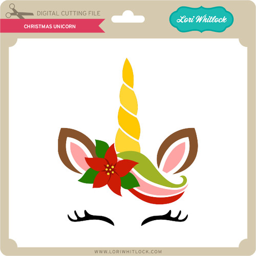 Download Christmas Unicorn - Lori Whitlock's SVG Shop