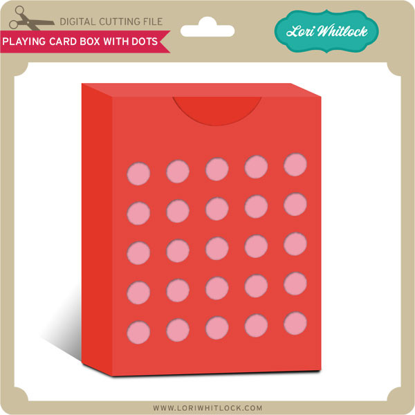 Download Playing Card Box With Dots Lori Whitlock S Svg Shop