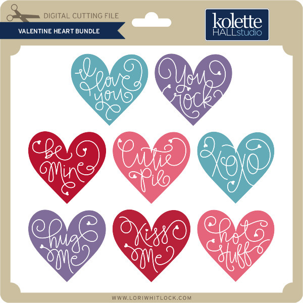 Download Valentine Heart Bundle - Lori Whitlock's SVG Shop
