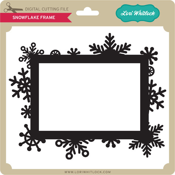 Download Snowflake Frame - Lori Whitlock's SVG Shop