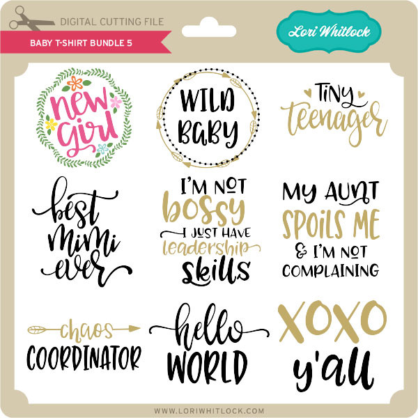 Download Baby T Shirt Bundle 5 Lori Whitlock S Svg Shop