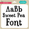 LW Sweet Pea Font - Lori Whitlock's SVG Shop