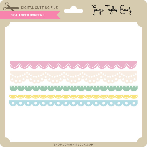 Download Scalloped Borders - Lori Whitlock's SVG Shop