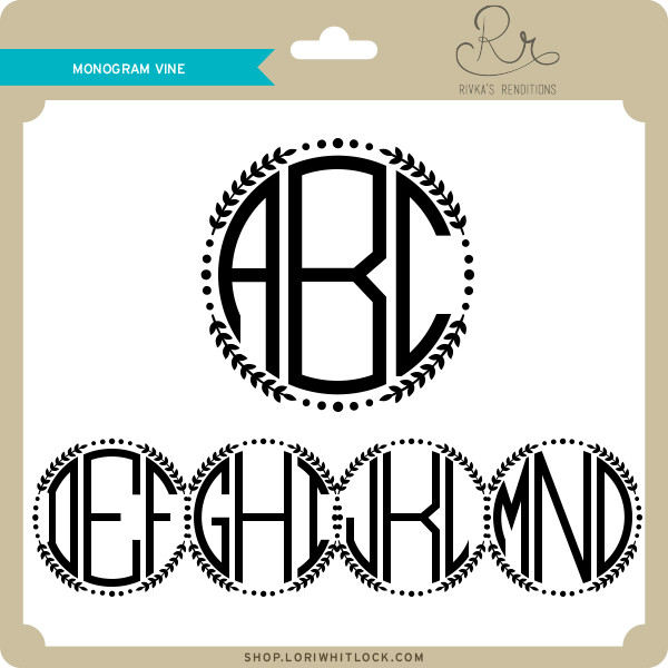 Download Monogram Vine Lori Whitlock S Svg Shop