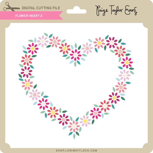 Flower Heart 2 Lori Whitlock S Svg Shop