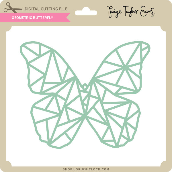 Geometric Butterfly - Lori Whitlock's SVG Shop