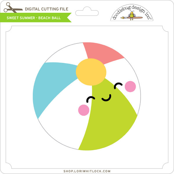 Download Sweet Summer Beach Ball Lori Whitlock S Svg Shop