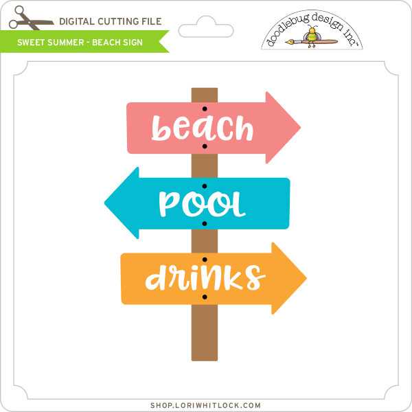 Download Sweet Summer Beach Sign Lori Whitlock S Svg Shop