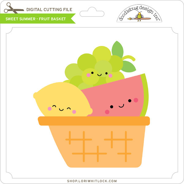 Download Sweet Summer Fruit Basket Lori Whitlock S Svg Shop