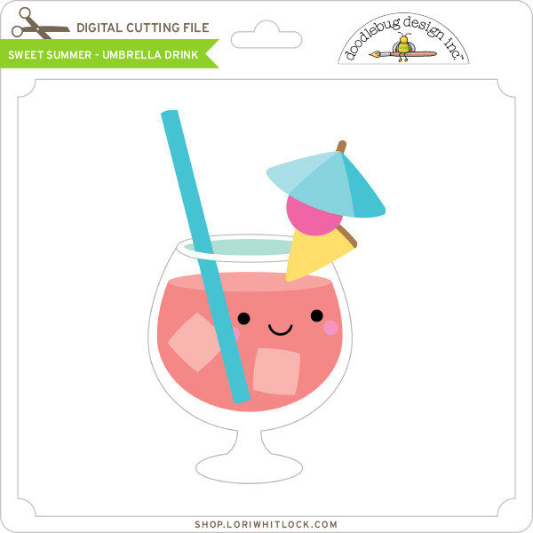 Download Sweet Summer Umbrella Drink Lori Whitlock S Svg Shop
