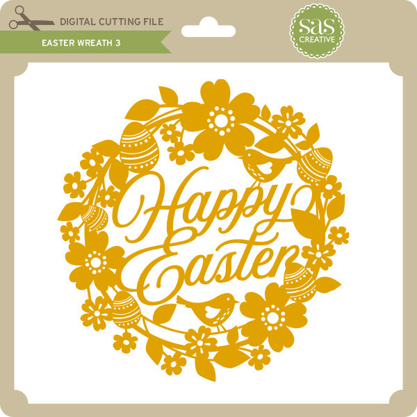 Download Easter Wreath 3 Lori Whitlock S Svg Shop