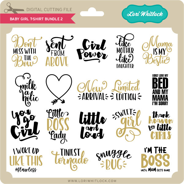 Download Baby Girl T Shirt Bundle 2 Lori Whitlock S Svg Shop