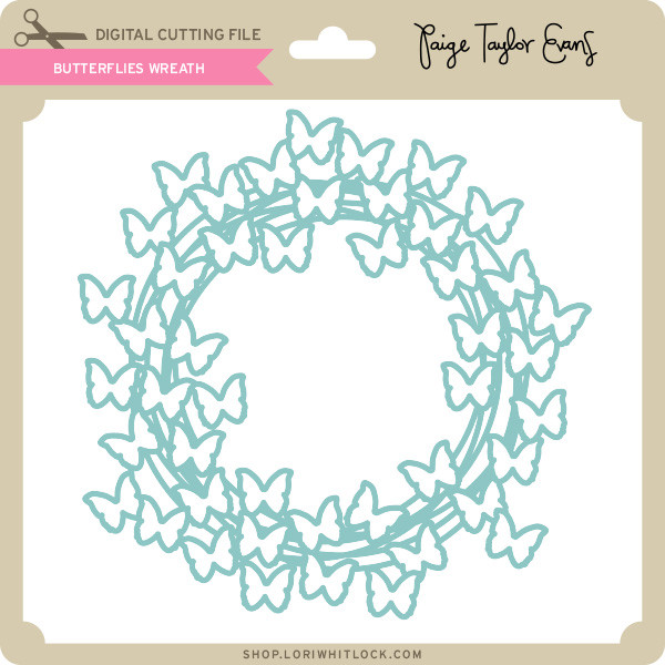 Download Butterflies Wreath Lori Whitlock S Svg Shop