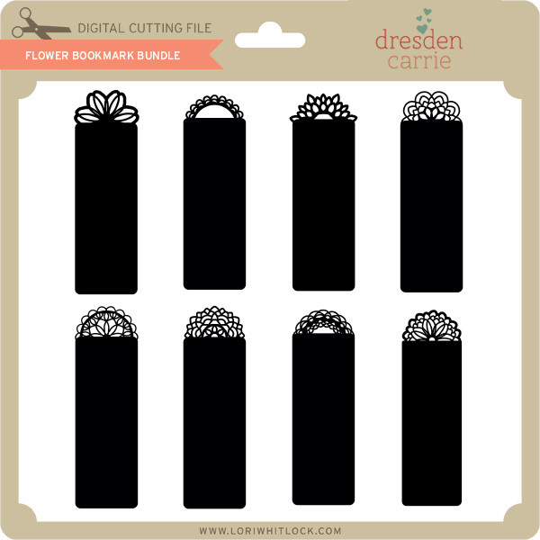 Download Flower Bookmark Bundle - Lori Whitlock's SVG Shop