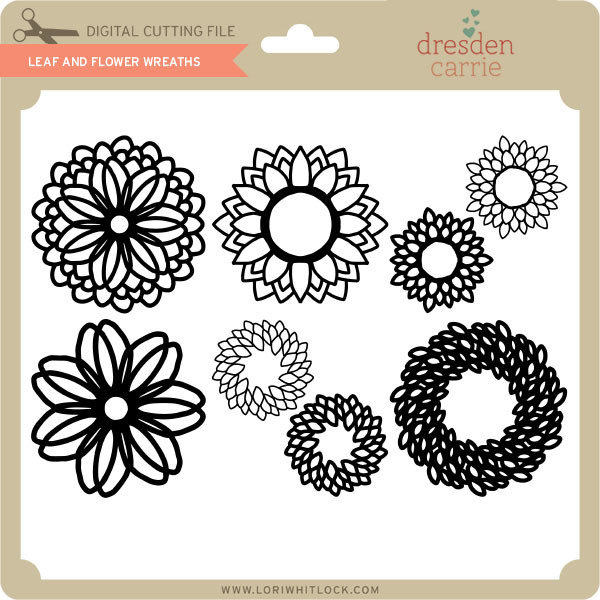 Download Leaf And Flower Wreaths Lori Whitlock S Svg Shop