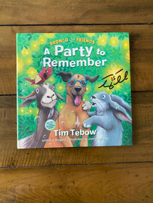 Tim Tebow Autographed "A Party to Remember" children's book