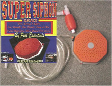 Super Siphon for above ground pool covers. Weighted Siphon removes water from winter cover on above ground pools. Made of 100% non corrosive materials. Comes with siphon kit. 