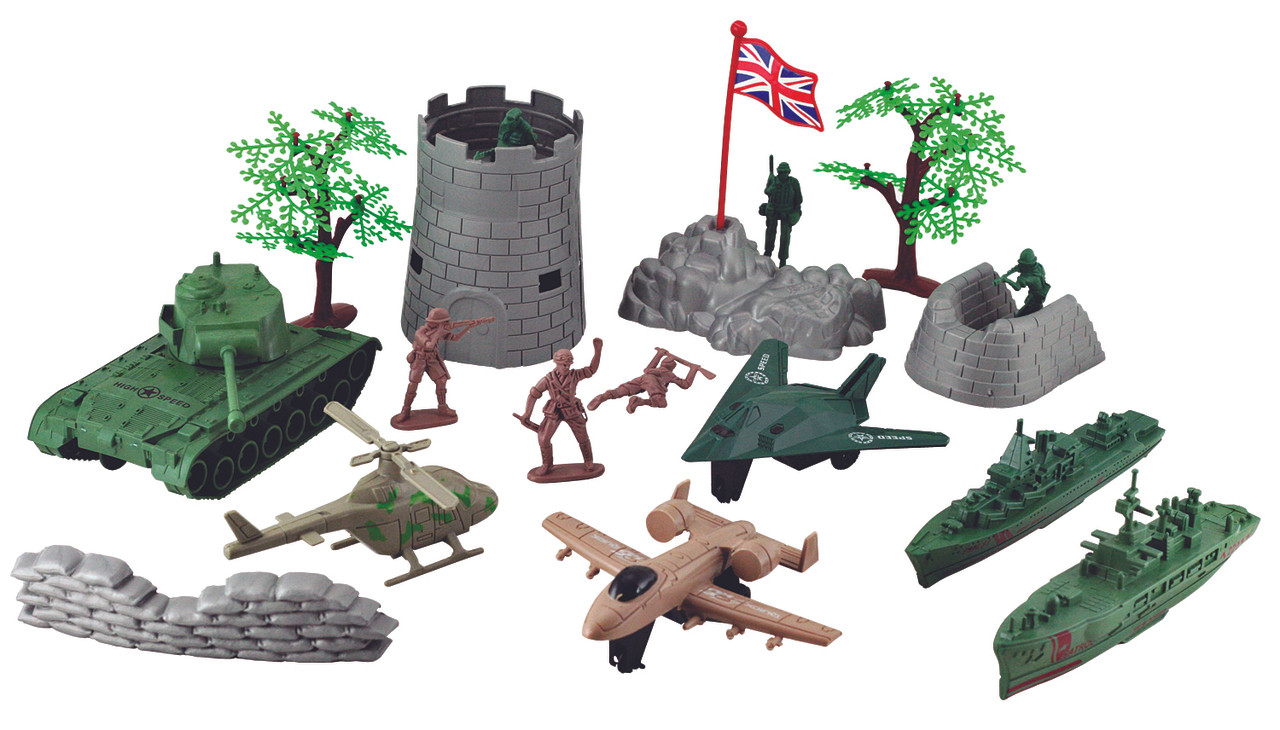 Military Figures in Carry Bucket - Shop Mighty 8th