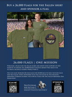 FLAGS FOR THE FALLEN FLAG SPONSOR AND QR CODE LINKS