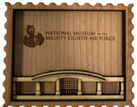 HANDCRAFTED WOODEN MUSEUM MAGNET