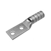37//24 Conductor Burndy YA8C2TC38 Two Hole Hylug Code Conductor Long Barrel Copper Compression Terminal - #6 Sol 8 Str 0.73 Tongue Width 3//8 Stud Hole Size 1 Stud Hole Spacing 2.89 Length