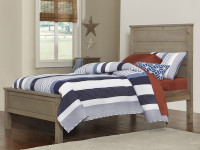 Seaview Panel Bed Twin Driftwood