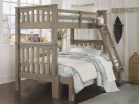 Seaview Twin over Full Bunk Bed Driftwood