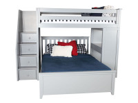 Space Saver Loft Twin/Full w/Desk & Stairs
