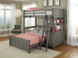Shown with full bed below loft bed Shown with full bed below loft bed