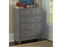 Lakeview 5 Drawer Chest - Grey