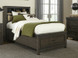 Pictured with storage footboard