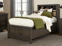 Farmhouse Bookcase Bed - Full