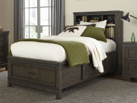 Pictured with storage footboard.