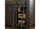 Pictured under the Farmhouse Low Loft Bed.