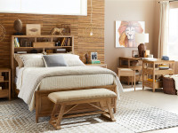 Dylan Storage Bed Full - Honey