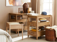 Dylan Partners Desk - Honey