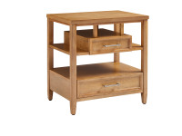 Dylan Storage Nightstand - Honey