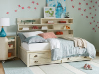 Union Square Storage Bed Twin - French Vanilla