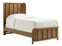 Union Square Panel Shelter Bed Twin - Amaretto