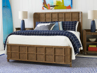 Union Square Panel Shelter Bed Full - Amaretto