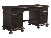 Elizabeth Pedestal Desk - Molasses