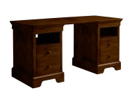 Sydney Partners Desk - Dark Cherry