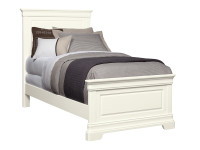 Sydney Panel Bed Twin - White