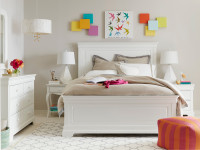 Sydney Panel Bed Full - White