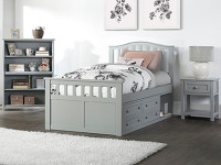 Valley 2.0 Arch Spindle Captain's Bed, Twin