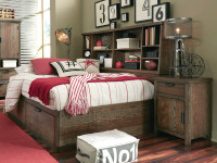 Sullivan County Bookcase Bed, Full